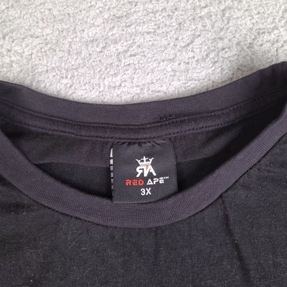 Red Ape T-Shirt Mens XL Black King Short Sleeve Hip Hop See Description For Size - Picture 7 of 13